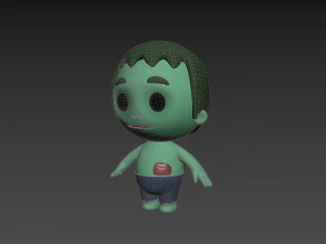 Character082 Zombie 3D Model
