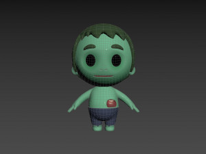 Character082 Zombie Modello 3D