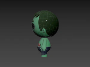Character082 Zombie 3D Model
