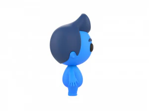 Character083 Rigged Little Man 3D Model