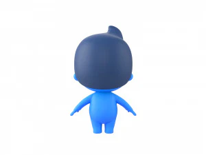 Character083 Rigged Little Man 3D Model