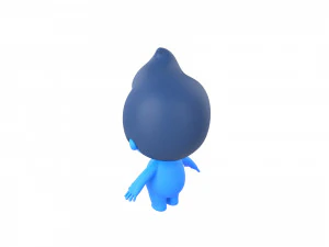 Character083 Rigged Little Man 3D Model