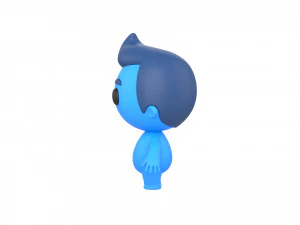 Character083 Rigged Little Man 3D Model