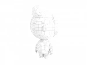 Character083 Rigged Little Man 3D Model