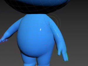Character083 Rigged Little Man 3D Model