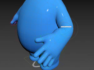 Character083 Rigged Little Man 3D Model