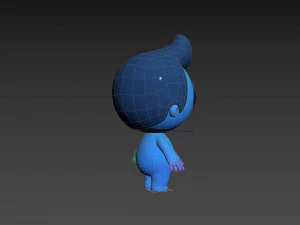 Character083 Rigged Little Man 3D Model