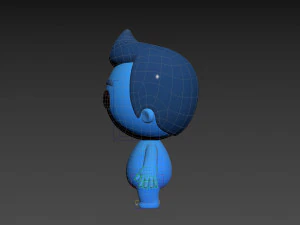 Character083 Rigged Little Man 3D Model