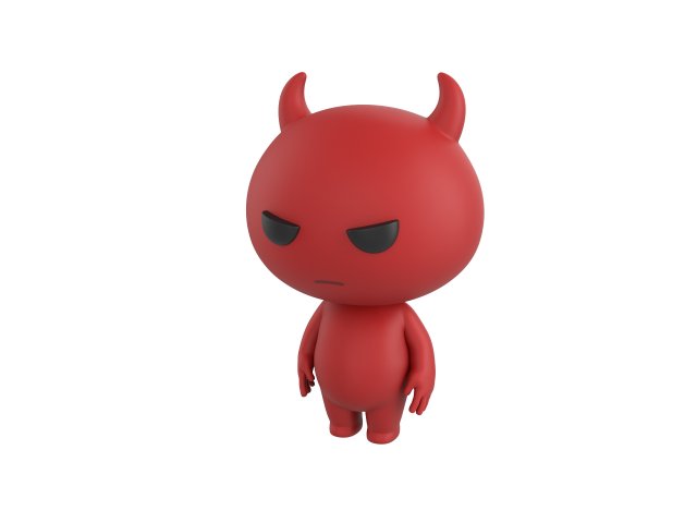 Character084 Rigged Devil Modelo 3D .c4d .max .obj .3ds .fbx .stl .blend