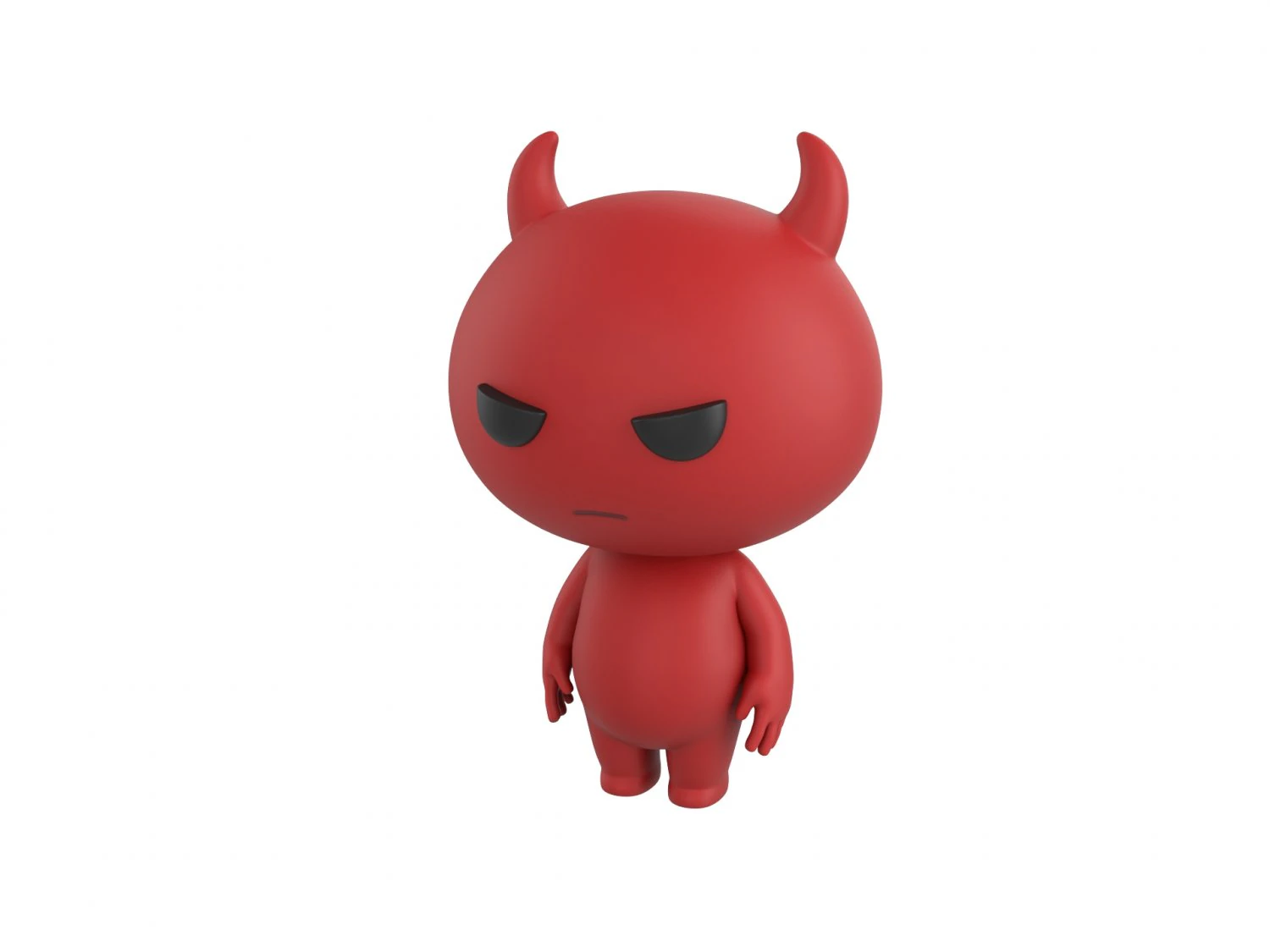 Character084 Rigged Devil 3D Model .c4d .max .obj .3ds .fbx .stl .blend