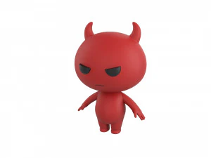 Character084 Rigged Devil 3D Model
