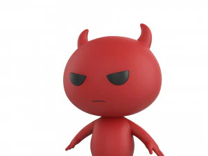 Character084 Rigged Devil 3D Model