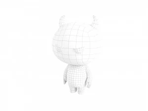 Character084 Rigged Devil 3D Model
