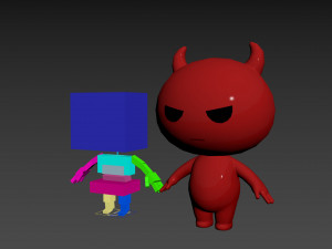 Character084 Rigged Devil Modelo 3D