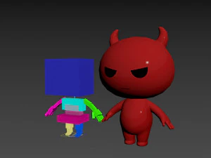 Character084 Rigged Devil 3D Model