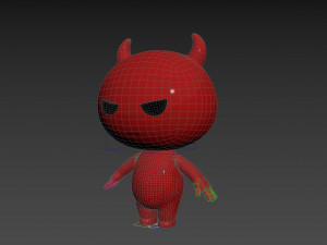 Character084 Rigged Devil Modelo 3D