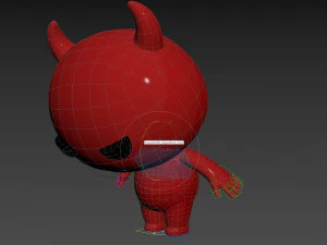 Character084 Rigged Devil 3D Model