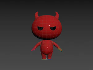 Character084 Rigged Devil 3D Model