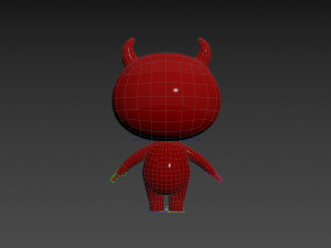 Character084 Rigged Devil Modelo 3D