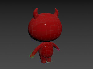 Character084 Rigged Devil Modelo 3D