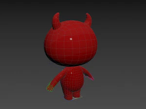 Character084 Rigged Devil 3D Model