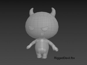 Character084 Rigged Devil Modelo 3D
