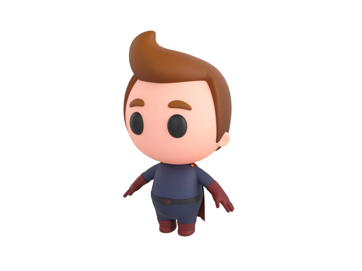 Character085 Hero 3D Model .c4d .max .obj .3ds .fbx .stl .blend