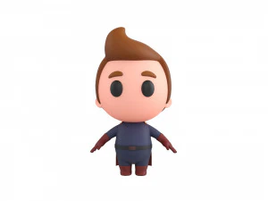 Character085 Hero 3D Model