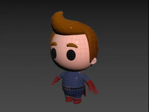 Character085 Hero 3D Model