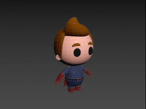 Character085 Hero 3D Model