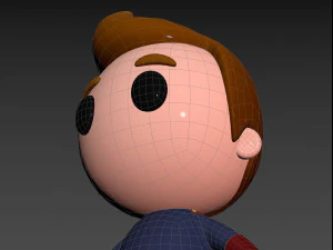 Character085 Hero 3D Model