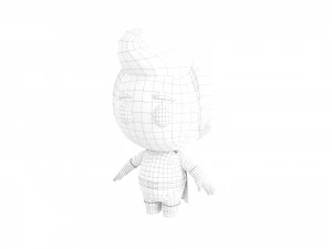Character085 Hero 3D Model