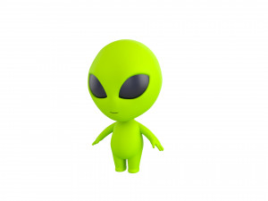 Character087 Alien Model 3D