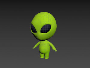 Character087 Alien Model 3D