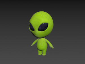 Character087 Alien Model 3D