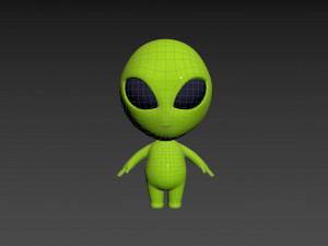 Character087 Alien Model 3D