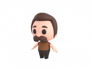Character088 Man 3D Model