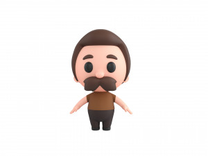 Character088 Man 3D Model