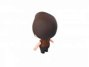 Karakter088 Laki-laki Model 3D