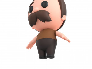 Character088 Man 3D Model