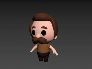 Character088 Man 3D Model
