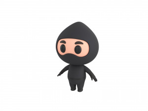 Character089 Ninja 3Dモデル