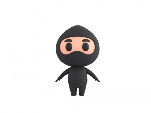 Character089 Ninja Model 3D