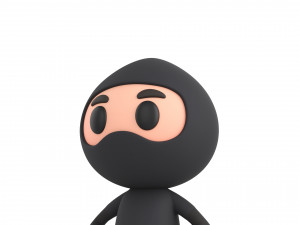 Character089 Ninja Model 3D