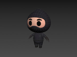 Character089 Ninja Model 3D