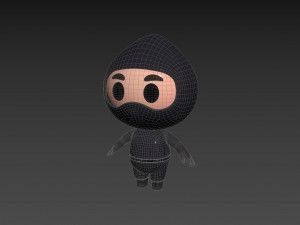 Character089 Ninja Model 3D