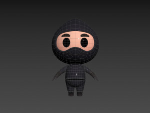 Character089 Ninja Model 3D