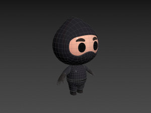 Character089 Ninja Model 3D