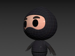 Character089 Ninja Model 3D