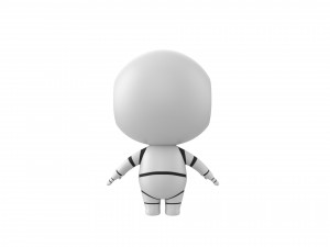 Character090 Robot 3Dモデル